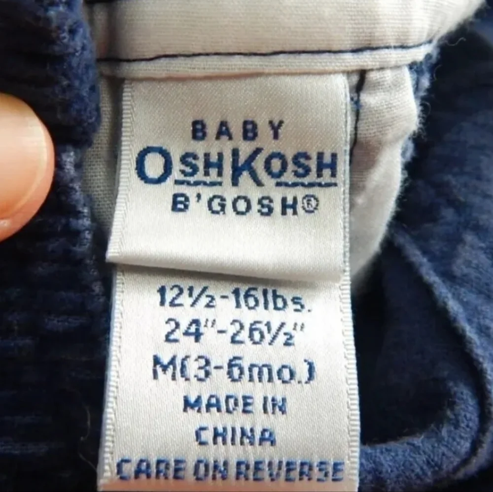 Oshkosh Vintage Corduroy Overalls